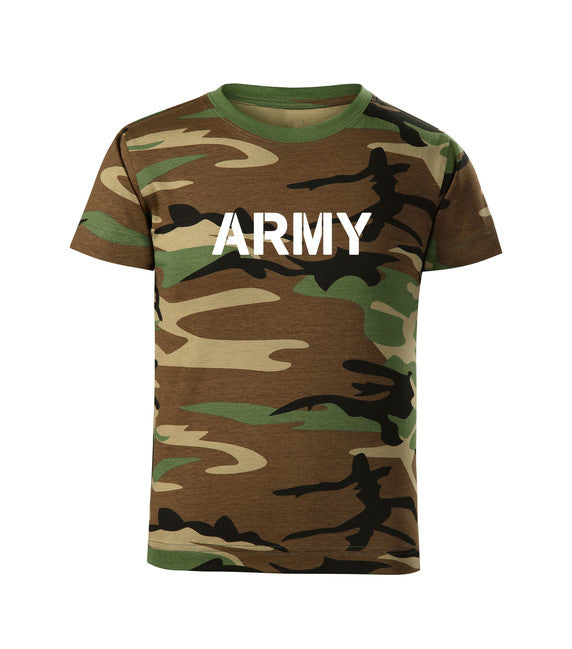 DRAGOWA Army къса тениска детска