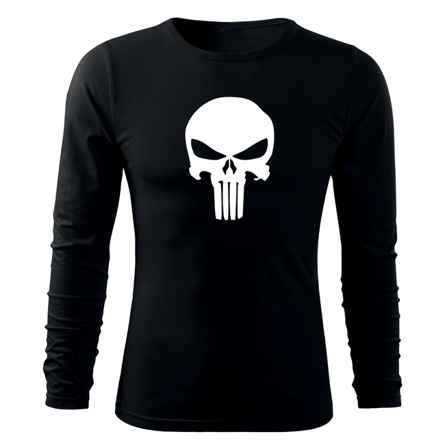DRAGOWA Fit-T тениска с дълги ръкави 160g/m2, черна