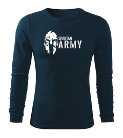 DRAGOWA Fit-T μακρυμάνικο μπλουζάκι Spartan army 160 g/m², σκούρο μπλε