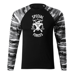 DRAGOWA Fit-T μακρυμάνικο μπλουζάκι special forces 160 g/m², metro