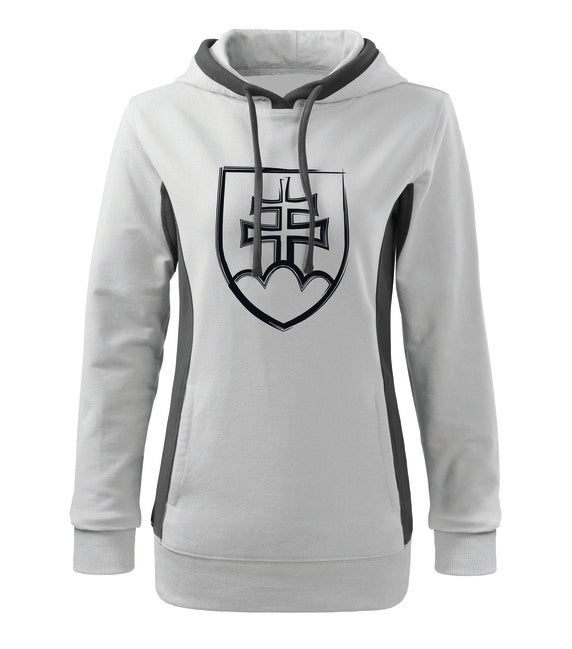DRAGOWA българския знак суитшърт дамски 280g/m2, бяла