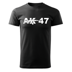 DRAGOWA κοντομάνικο μπλουζάκι AK-47 160 g/m², μαύρο