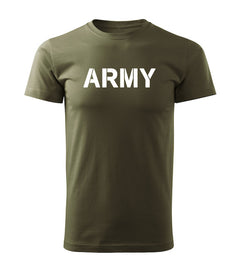 DRAGOWA κοντομάνικο μπλουζάκι army 160 g/m², λαδί