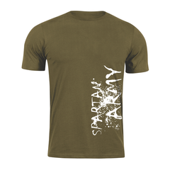 DRAGOWA κοντομάνικο μπλουζάκι Spartan army War 160 g/m², λαδί