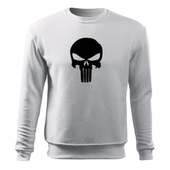 DRAGOWA ανδρικό φούτερ Punisher 300 g/m², λευκό