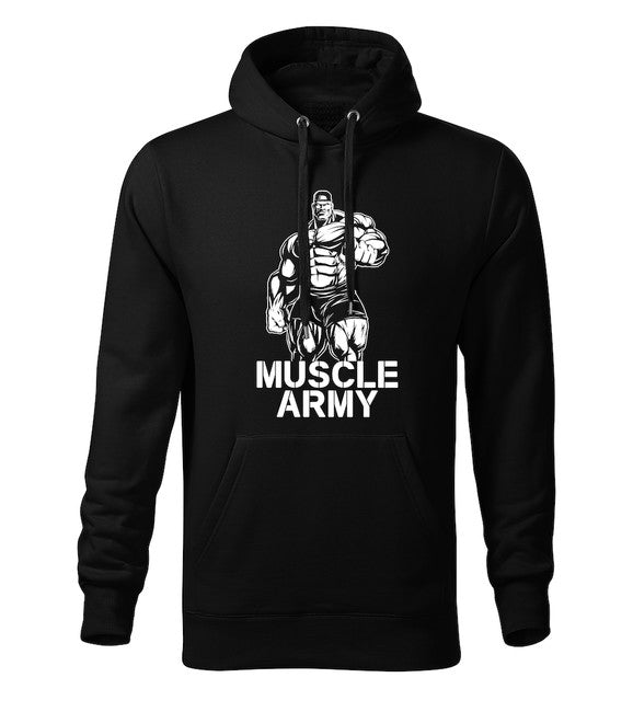 DRAGOWA мъжки суитшърт с качулка, армейски мъж