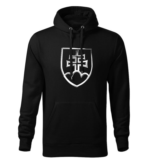 DRAGOWA словашки знак суитшърт мъжки с качулка