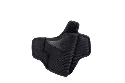 Falco Mayer отворено панкейк калъф на опасък OWB найлонов Glock 19, черен дясно