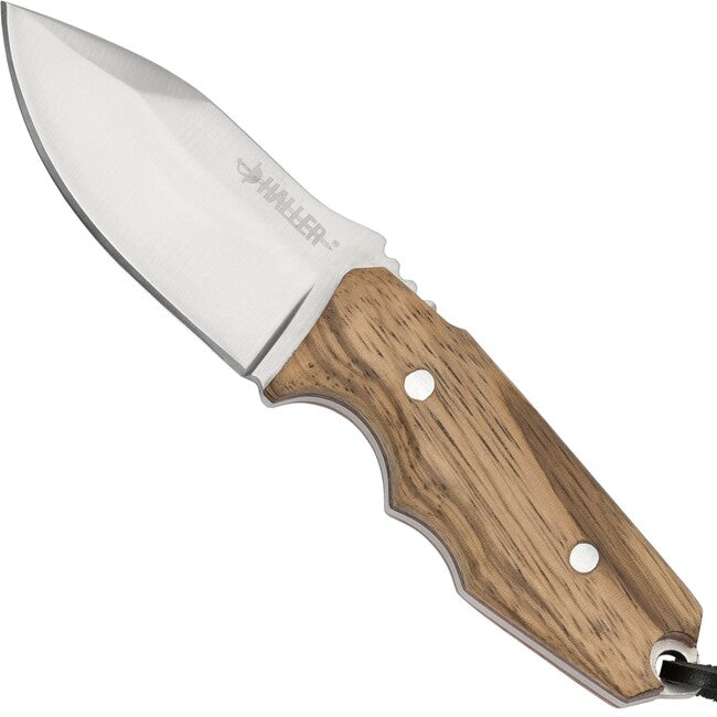 Haller Outdoor нож с твърдо острие Zebraholzgriff