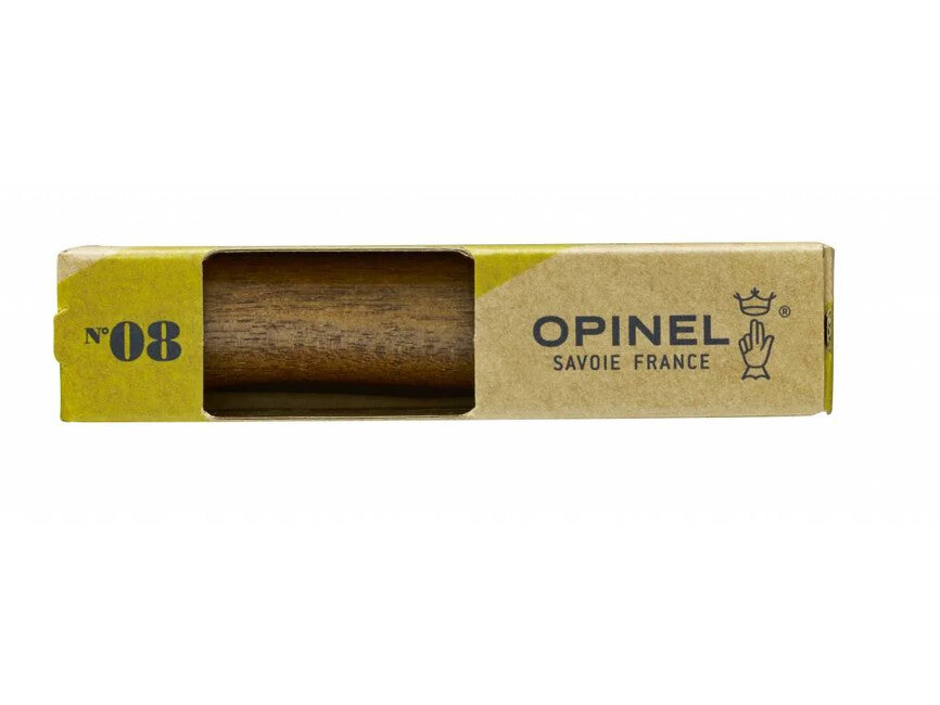 Opinel VRI N°08 сгъваем нож Inox, орехово дърво