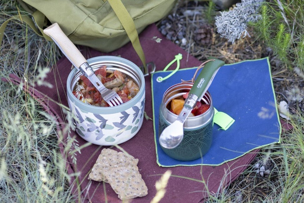 OPINEL PICNIC+ N°08 пълен камперски комплект, естествен