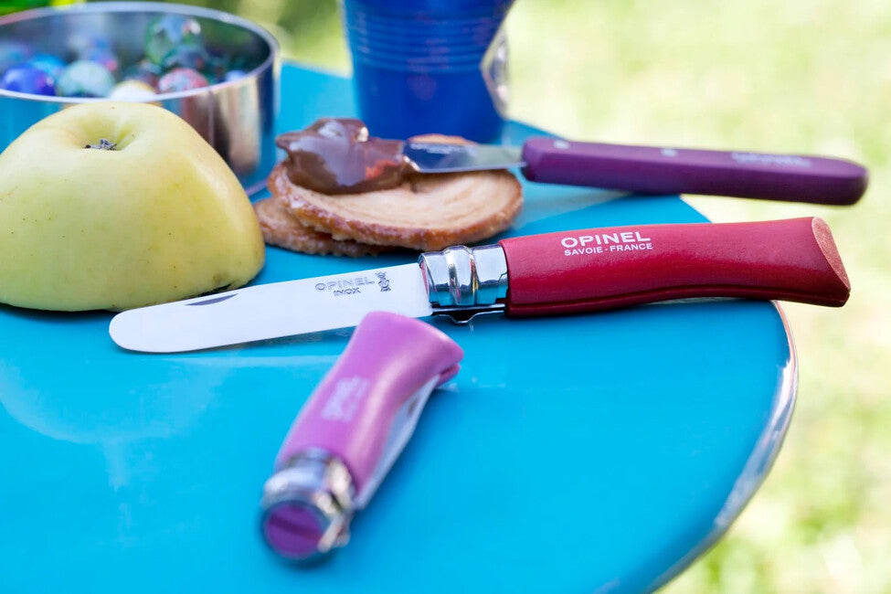 Opinel VRI N°07 Мой първи сгъваем нож, синя