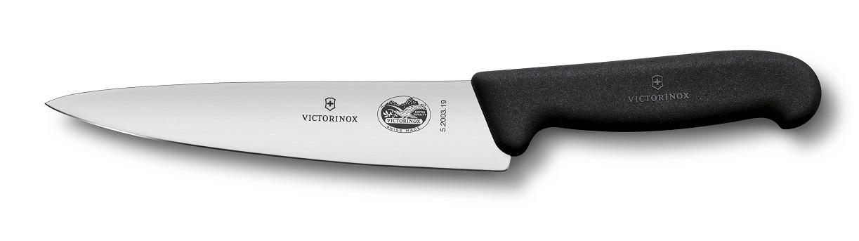 Victorinox Fibrox кухненски нож, черен