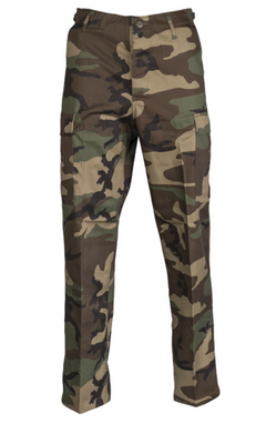 Mil-Tec US BDU RANGER hlače tip vzorec, Woodland