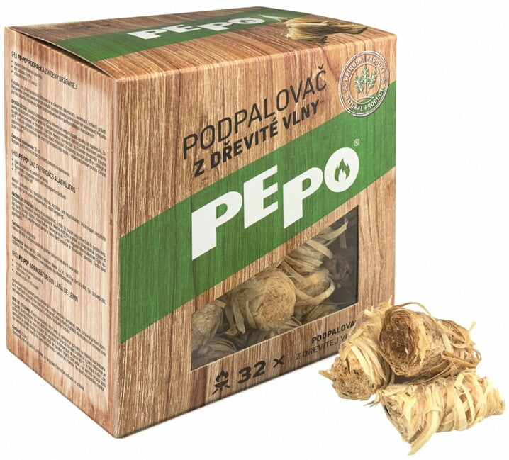 PE-PO запалител от дървена вата, PEFC, 32 бр.
