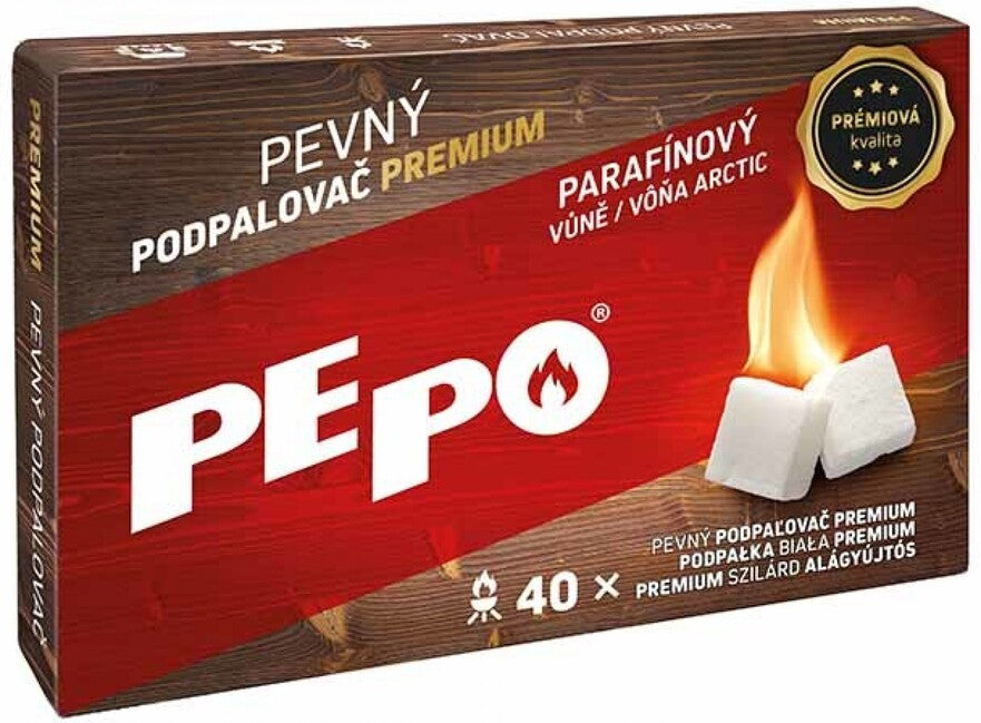 PE-PO Premium 40 твърд запалител запалители