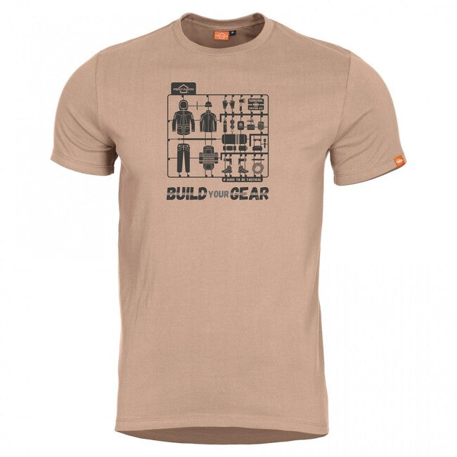 Pentagon Built Your Gear тениска, каки