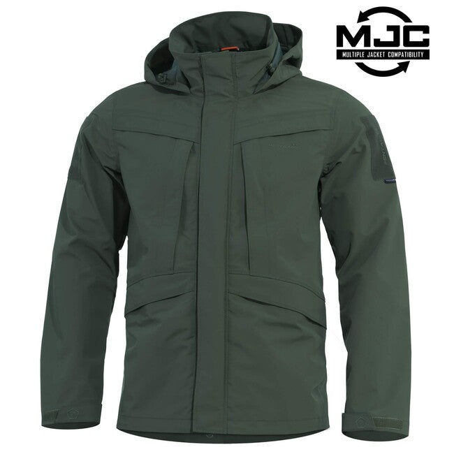 Pentagon Hurricane Shell men's jacket, Forest Night green