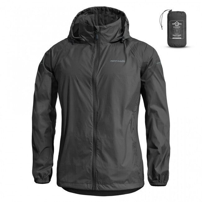 Pentagon Cloudburst Packable яке, черна