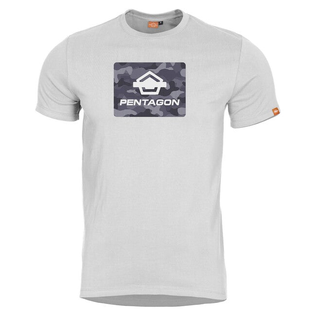 Pentagon Ageron Spot Camo кратки тениска, бяла