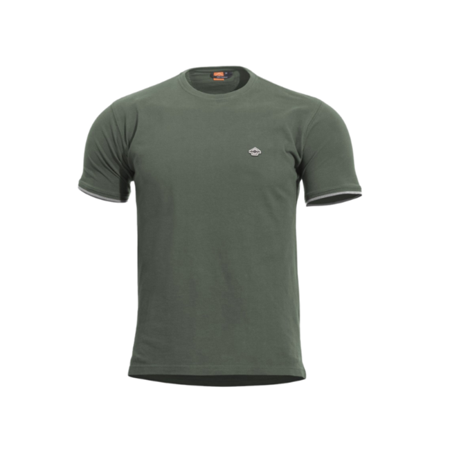 Pentagon Levantes Crewneck тениска, камуфлажно зелено