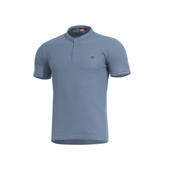 Pentagon Levantes Henley тениска Stripes, синя