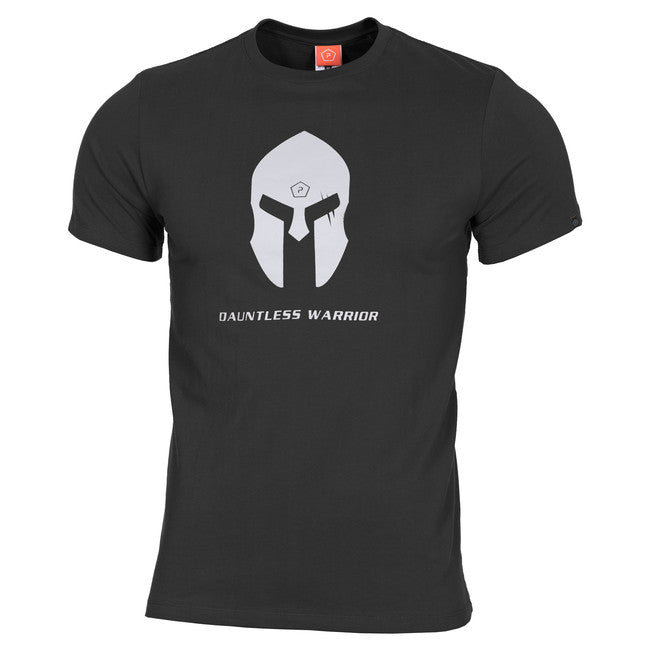 Pentagon Spartan Helmet тениска, черна