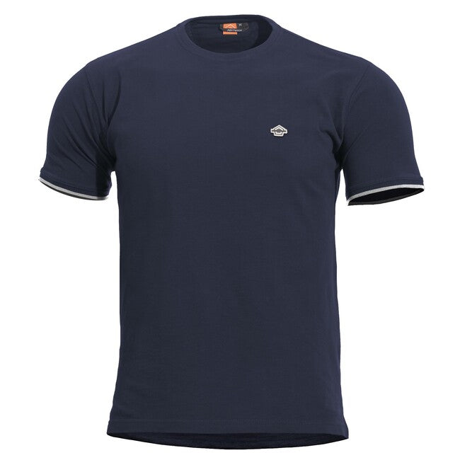 Pentagon Levantes Stripes тениска, тъмносиня