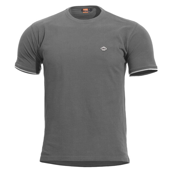 Pentagon Levantes Stripes тениска, сива