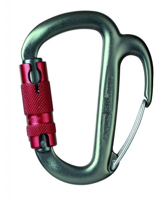 Petzl Freino карабина за абсилиране Twist-Lock, със защита на ключалката