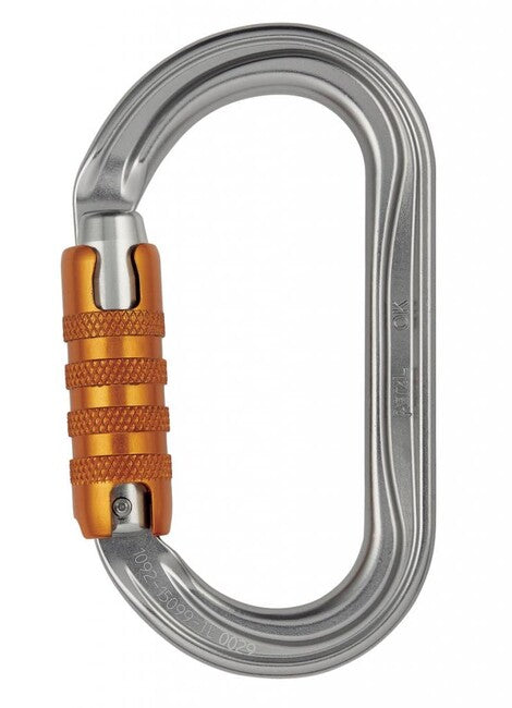 Petzl OK Triact Lock карабина овална с автоматична поистка