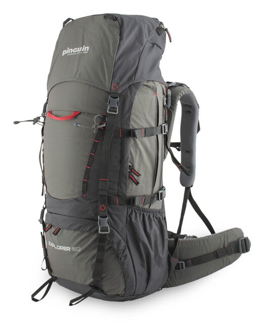 Pinguin Explorer 60 туристическа раница нейлон, 60 L, черна