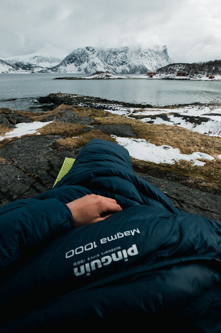 Pinguin Magma 1000 спално торбе, зелено
