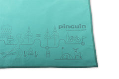 Pinguin Micro Towel Map, 40 x 40 cm, Petrol
