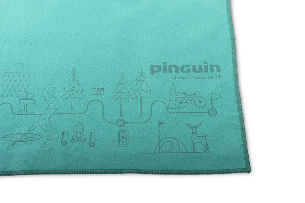 Pinguin Micro кърпа Map кърпа 75 x 150 см, петрол