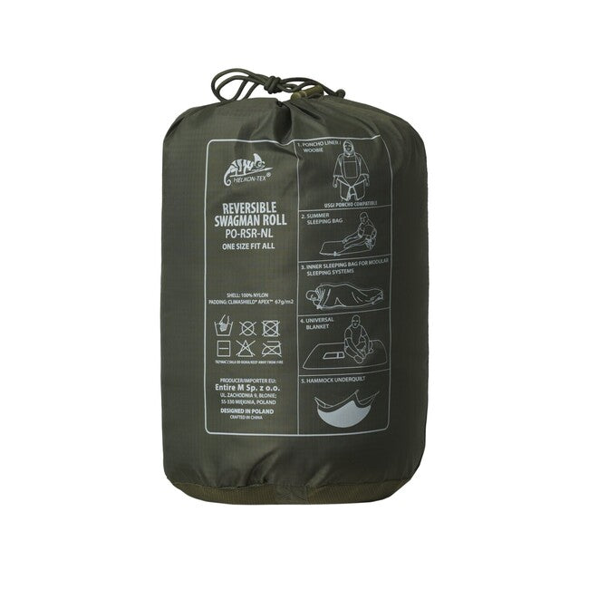 Helikon-Tex SWAGMAN ROLL двустранно пончо, Mitchell Camo Leaf / Mitchell Camo Clouds