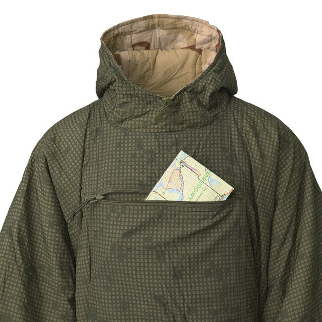 Helikon-Tex SWAGMAN ROLL двустранно пончо - Pencott Wildwood / Snowdrift