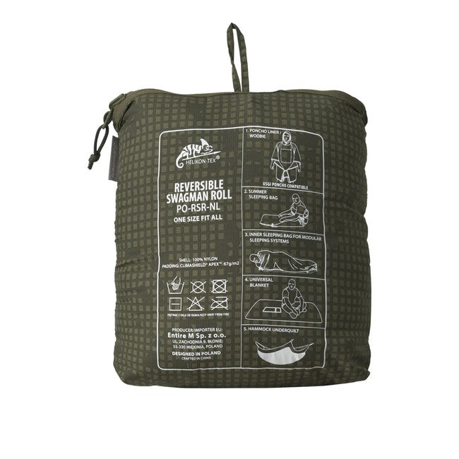 Helikon-Tex SWAGMAN ROLL двустранно пончо, Mitchell Camo Leaf / Mitchell Camo Clouds