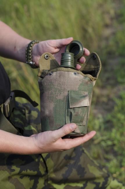 MFH Victory полева бутилка HDT камо FG 1l, шарка