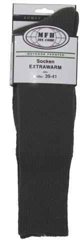 MFH Extrawarm хавлиена чорапи с висока яка, маслинени, 1 чифт
