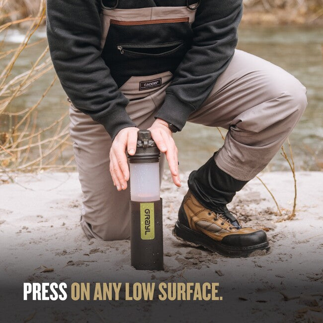 GRAYL Geopress Purifier филтрираща бутилка 710 ml, черно камо