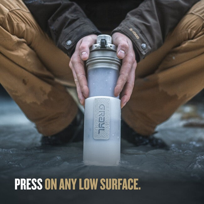 GRAYL GeoPress филтрираща бутилка 710 ml, Alpine бяло