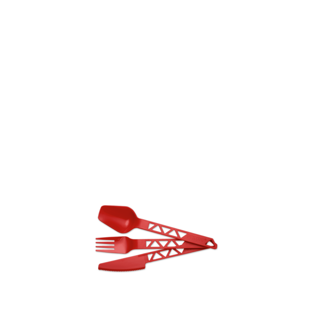 PRIMUS TrailCutlery Лек комплект прибори Tritan®, червен