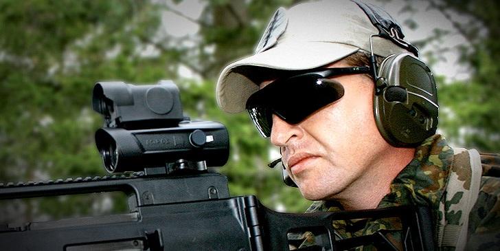 Swiss Eye Raptor Safety тактически слънчеви очила, черни