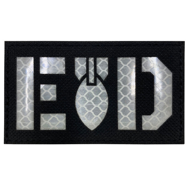 WARAGOD Отразяваща EOD нашивка, черна