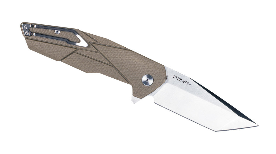 Ruike P138 сгъваем нож, пясъчен