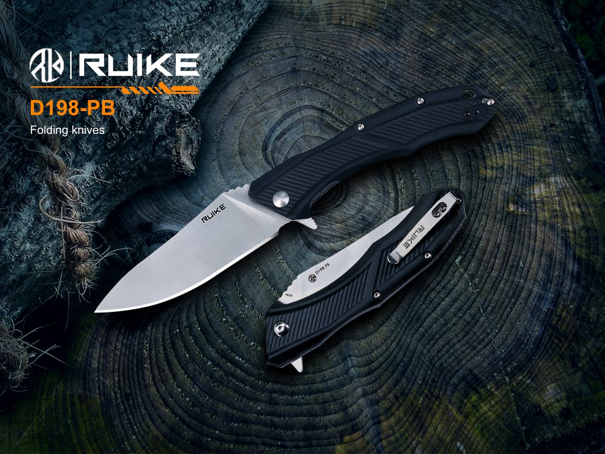 Ruike Nôž D198-PB, čierny