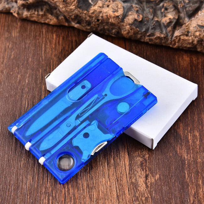 DRAGOWA Tactical Wildog многофункционална карта за оцеляване Джобна, червена