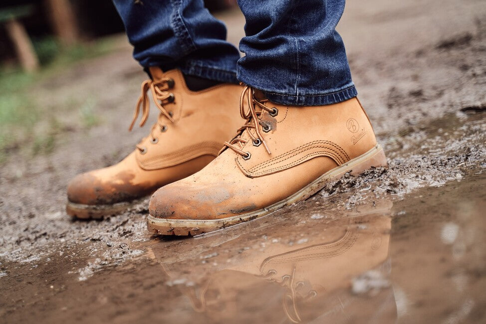 Brandit Kenyon leatherboot παπούτσια, Khaki