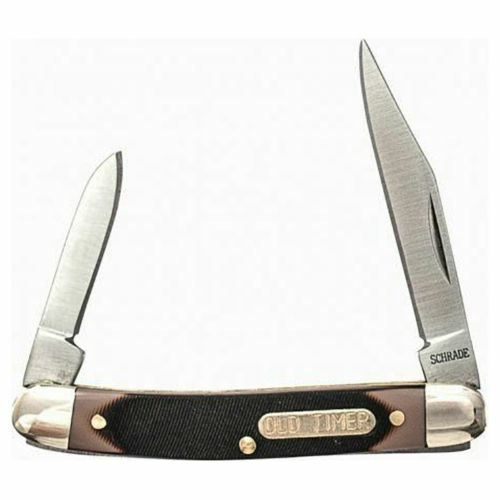 Schrade Old Timer Minuteman джобен нож 2 3/4" 5,1 см, Staglon - пластмаса